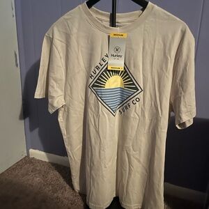 Hurley Men's White Surf Co Short Sleeve Tee